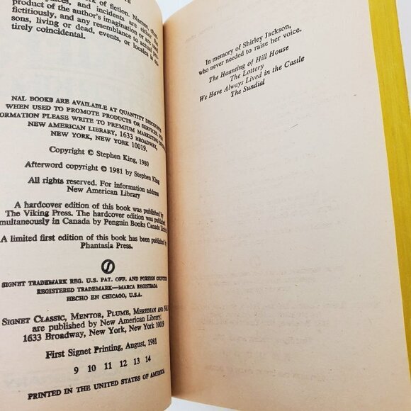 Firestarter Stephen King Movie Tie-In Signet 1981 Book Drew Barrymore Cover - Picture 3 of 11